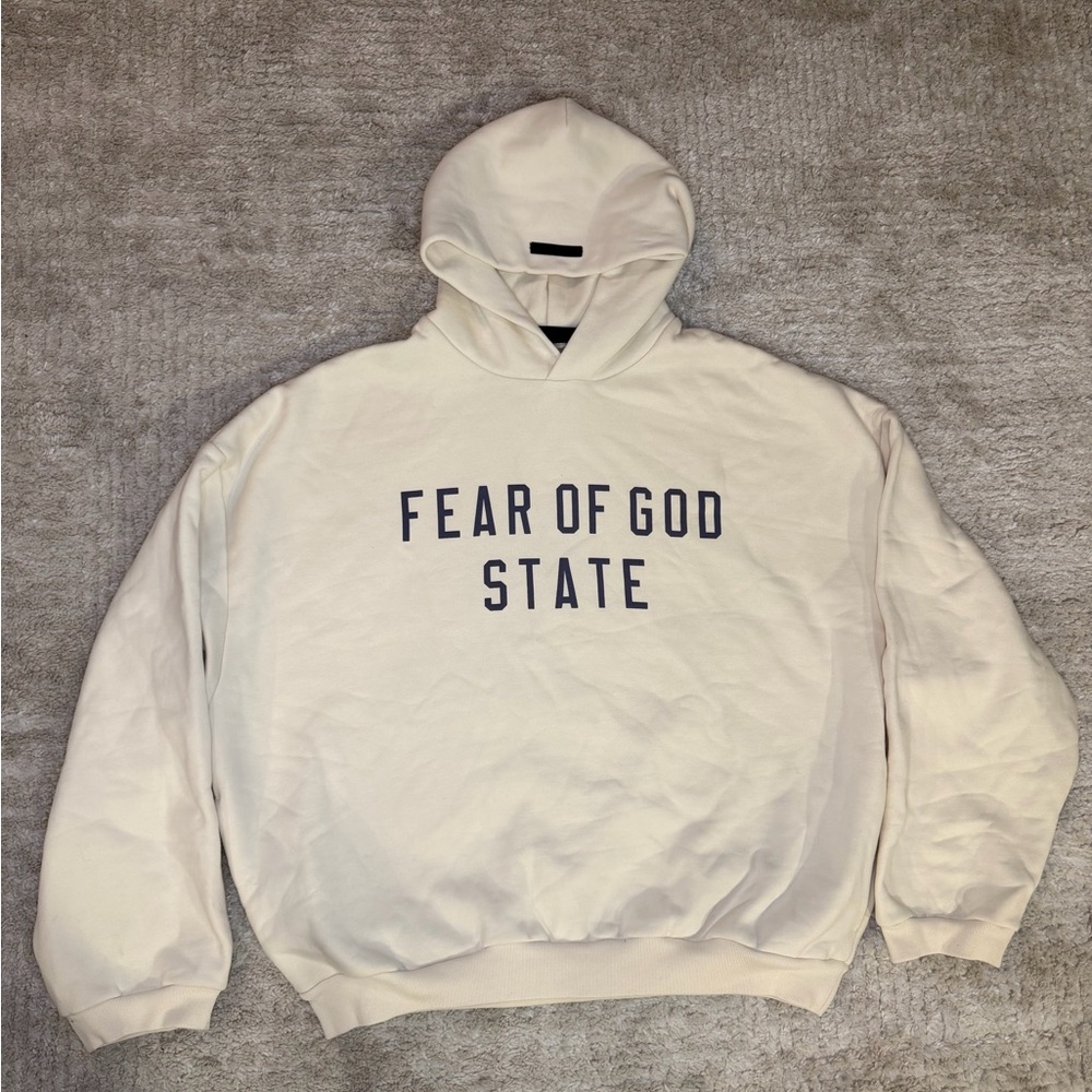 Fear of God State Cream Hoodie